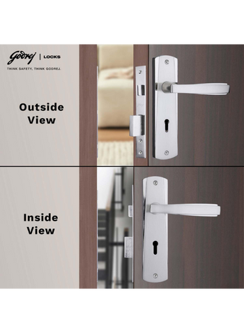 Satin Steel 6-Lever Mortise Lock for Office & Home Security