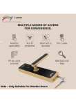 Godrej Smart Door Lock – WiFi Enabled Fingerprint, PIN, RFID Access | 3-Year Warranty