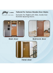 Satin Steel 6-Lever Mortise Lock for Office & Home Security