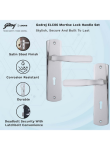 Satin Steel 6-Lever Mortise Lock for Office & Home Security
