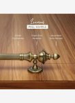 LAPO 14 inch Lotus Door Handles for Main Door | Main Door Handle | Door Handle |Zinc Alloy, Pack of 1|(Hole to Hole Size-8 Inch) 3 Years Warranty – Antique Finish