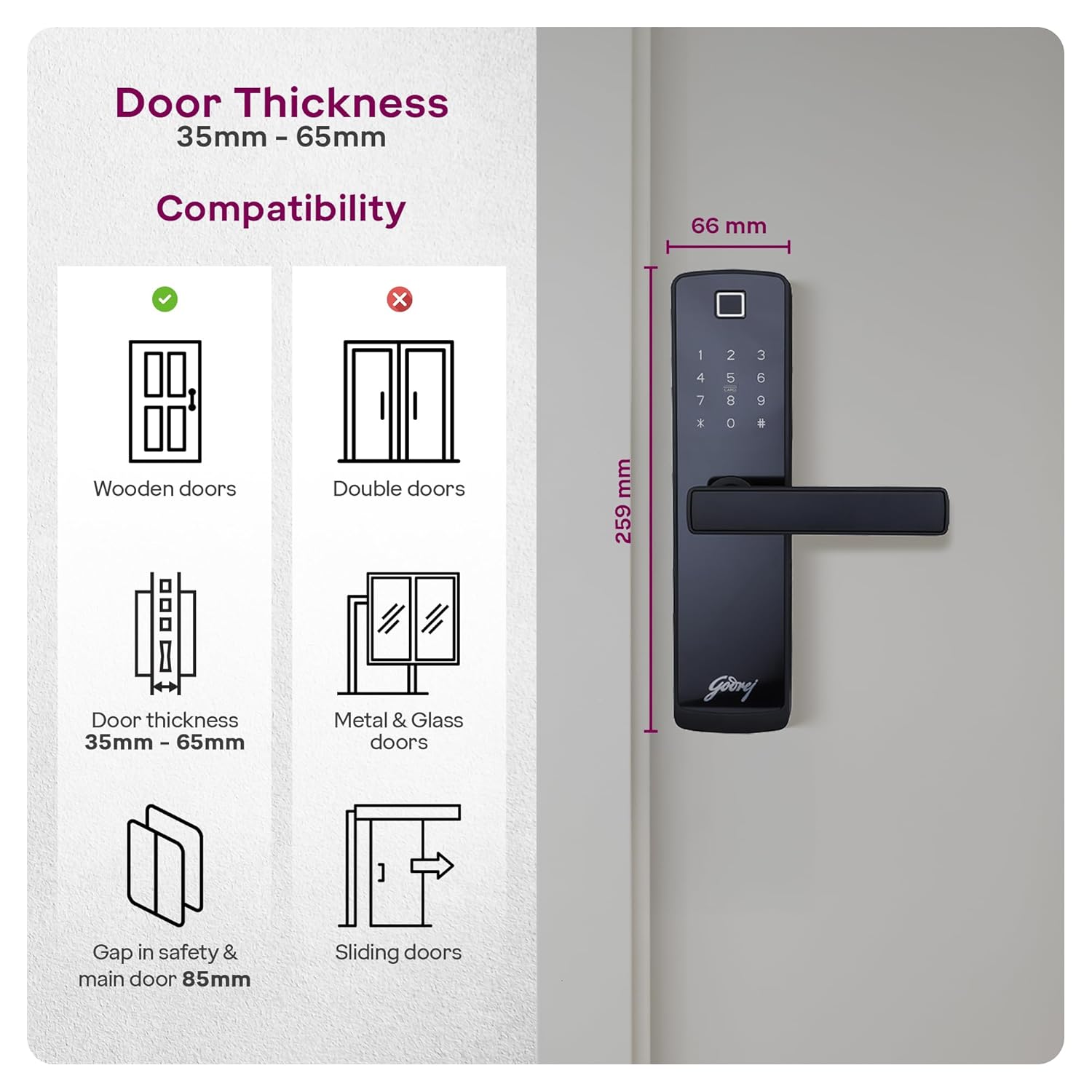Godrej Catus Connect Smart Lock Godrej Catus Connect Smart Lock