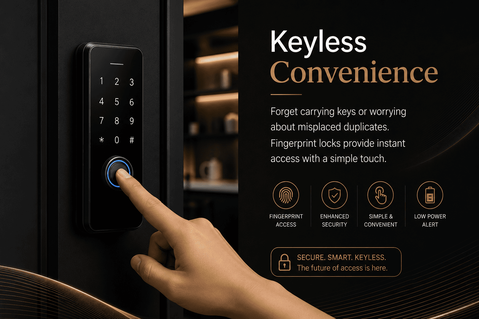 Keyless Convenience - Fingerprint Door Locks Keyless Convenience - Fingerprint Door Locks